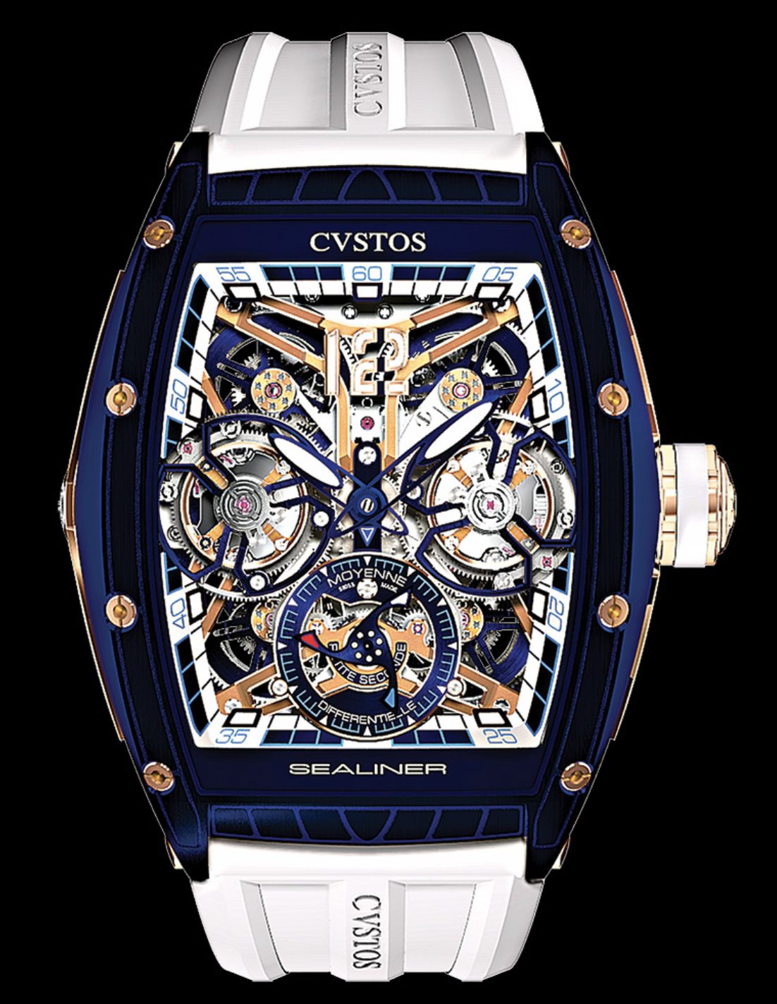 ساعة CVSTOS Sealiner Double Differential Tourbillon S