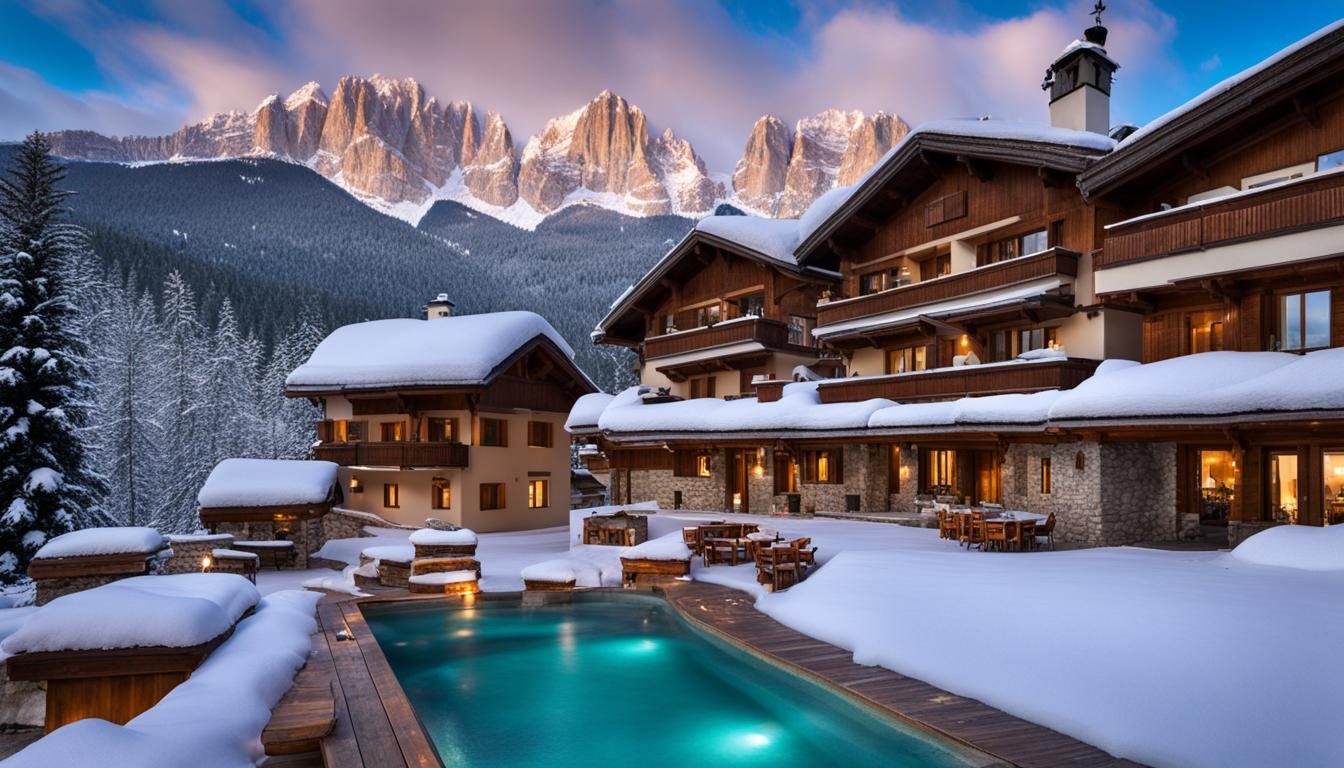 Trentino, Italy: luxury resort in the Dolomite mountains