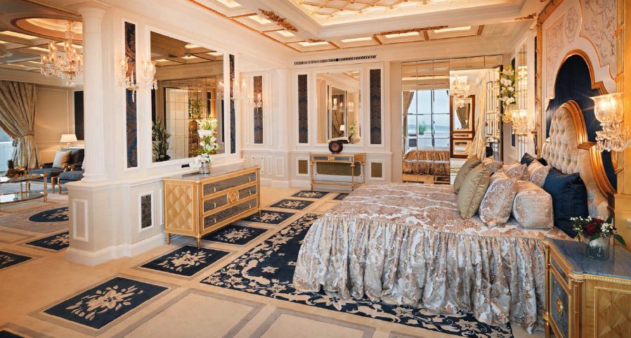 苏黎世 Atlantis by Giardino 酒店 Royal Residence 内的主套房卧室
