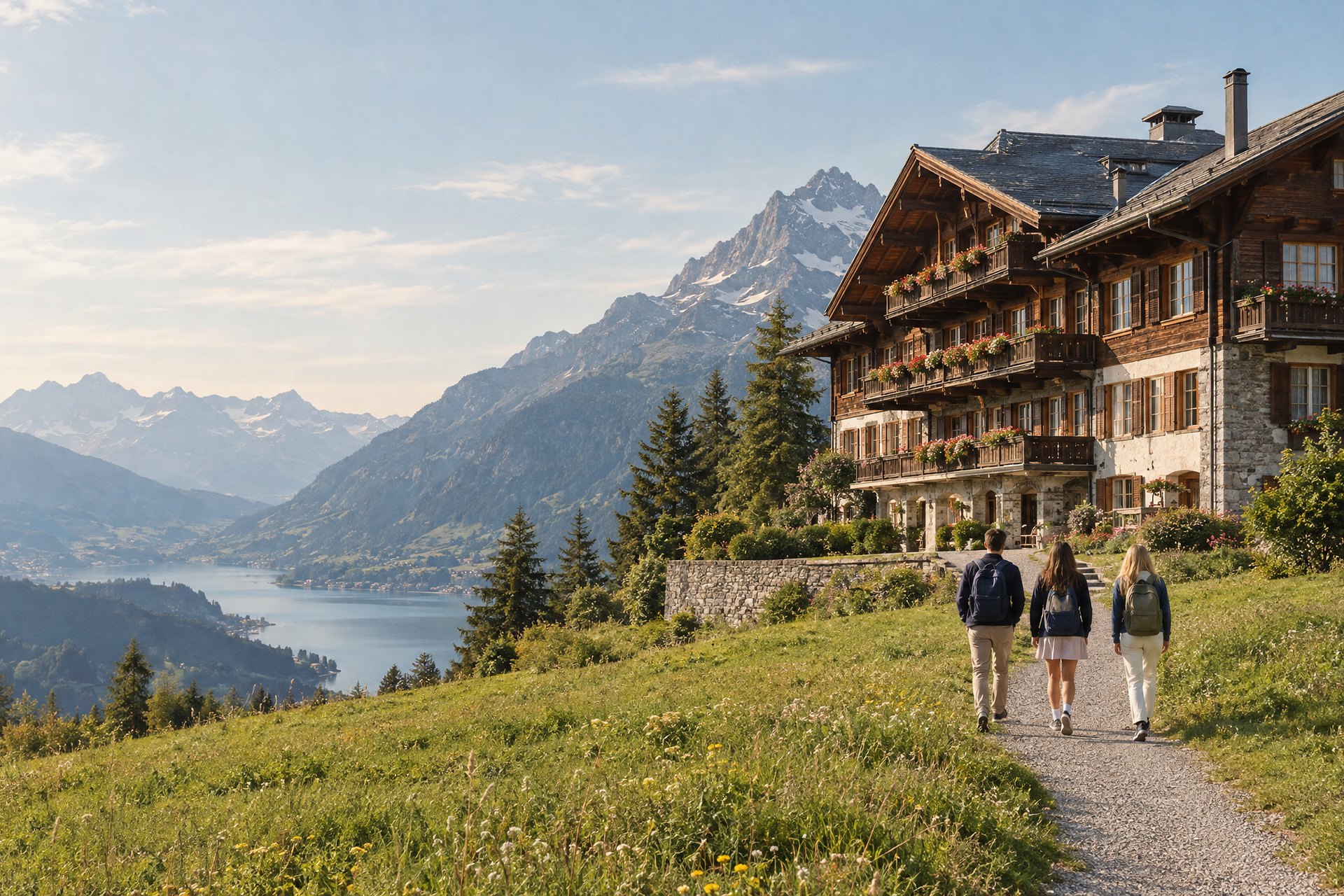 Summer Camps in Switzerland 2027: How to Choose (AI illustration)