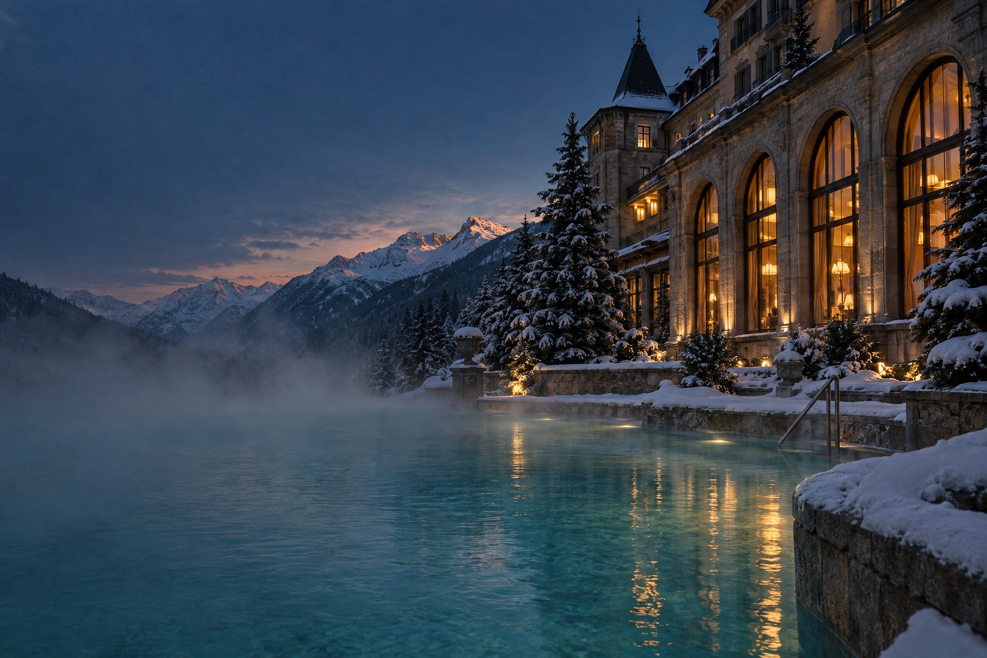 Switzerland, the Fountain of Youth? Health, Spas and Longevity (AI illustration)
