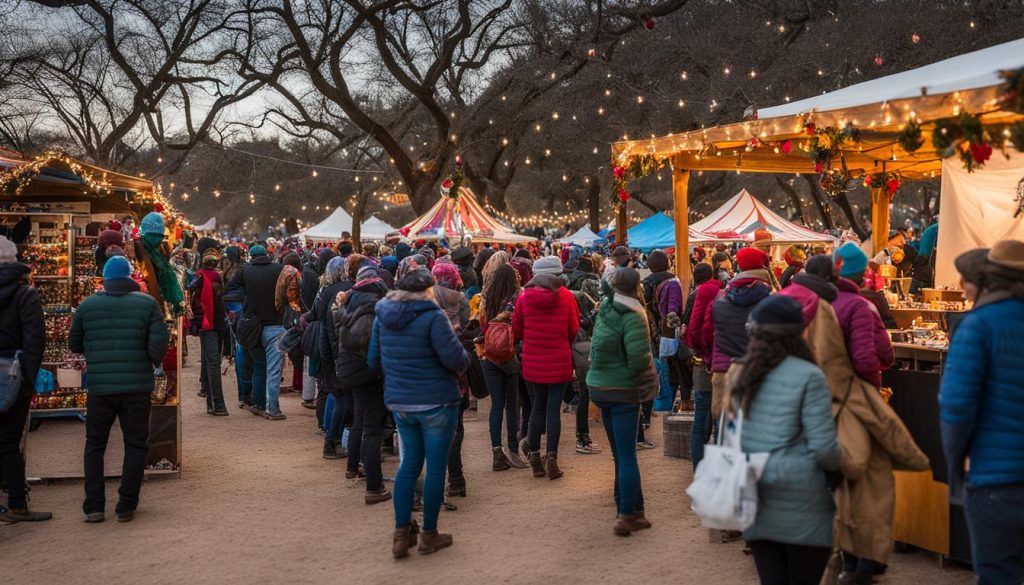 Winter festival in Austin